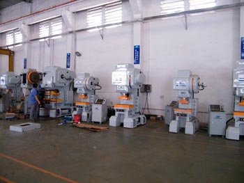 High speed punch test area 