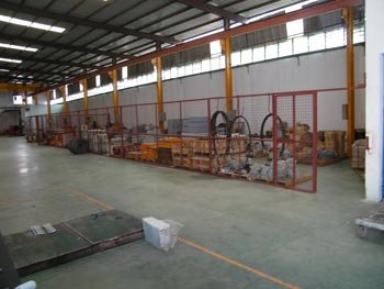 Brand punch imported components testing area 